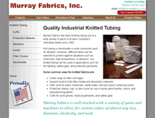 Tablet Screenshot of murrayfabrics.com